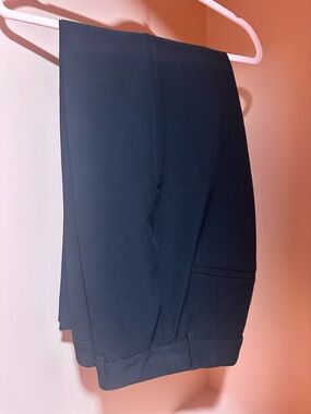 Express Black Cropped Ankle Dress Pants